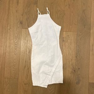 White mini dress